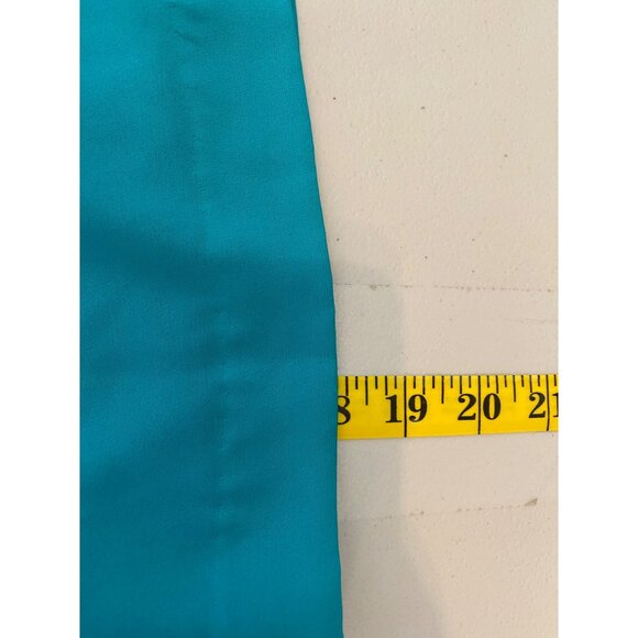 J.Crew Skirt Two-Tone Blue Green Knee-Length Size 6 - Picture 6 of 8